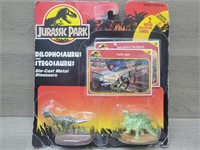 1993 Jurassic Park Die-cast Dinosaurs & Cards