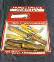 Cigar box of filing tools