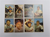 1953 Bowman Baseball (8 Different Cards)