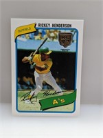 2020 Topps RC Rickey Henderson Retrospective