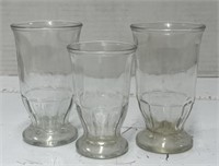 Vintage Clear Cocktail Glasses