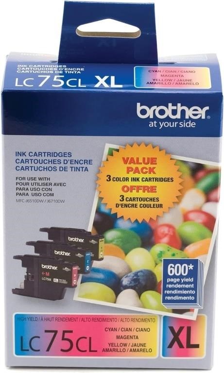 Brother LC753PKS Genuine Colour Ink Cartridge
