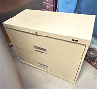 HON 2 DRAWER LATERAL FILE - AS NEW