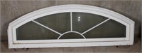 ARCHED TOP TRANSOM WINDOW WITH GRILLS