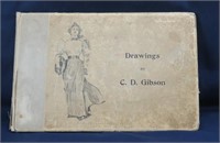 1897 Charles Dana Gibson Drawings Book