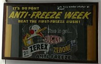 Dupont Anti-Freeze Advertising Window Sticker