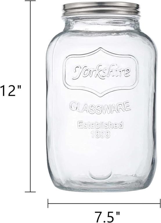 Catpower 2 Gallons X-large Glass Jar With Mouth