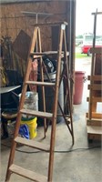 Wooden ladder