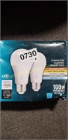 2 100W REPLACEMENT BULBS