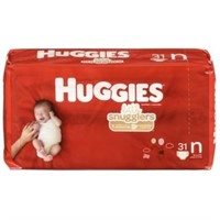Huggies Newborn $80 - BOX OF 228 Litlle Snugglers