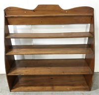 Wood tiered shelf