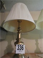 Gold Base Lamp with Shade