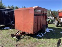 K&K single axle cattle trailer