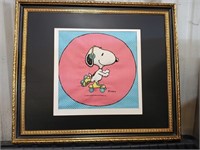 Framed Cloth Snoopy