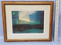 Double matted and framed Sydney Laurence print, si