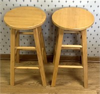 Wood stools