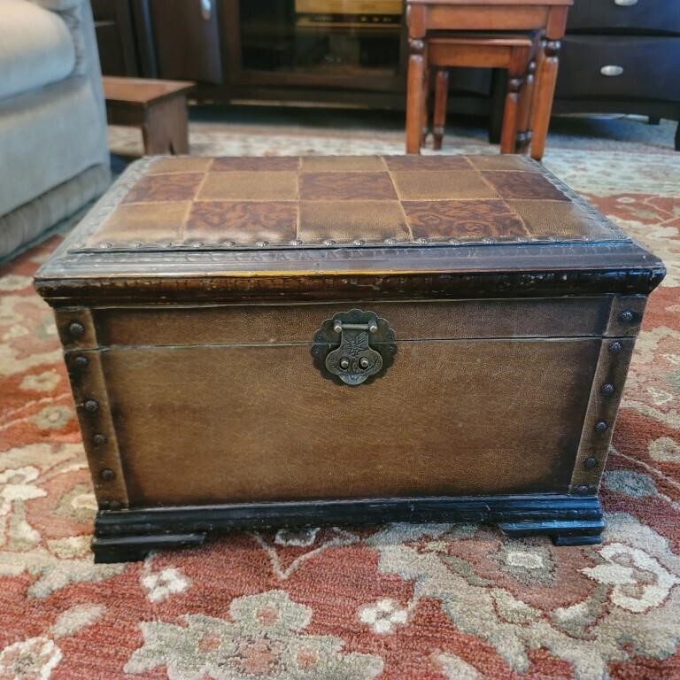 Small Chest with Padded Lid