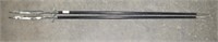 2 pcs Pole Arm Spears (Not A Toy) 86"l