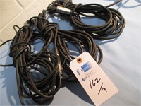 Qty 3 Mic Cables XLR-XLR Medium 25 foot,  +