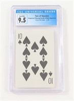 PKMN PLAYING CARD - 10 SPADES, 1998 JP GRADE 9.5