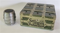 Vintage Metal Savings Budget Bank Lot Ann Arbor