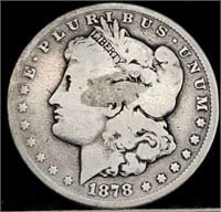 1878-CC Morgan Silver Dollar Coin Semi Key Date