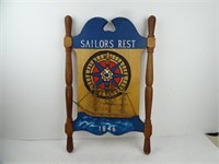 23" Sailors Rest Nautical Wood Wall Art