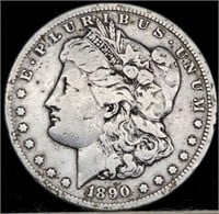 1890-CC Morgan Silver Dollar Coin Semi Key Date