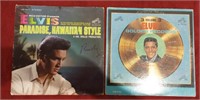 Two Elvis Vinyl Records