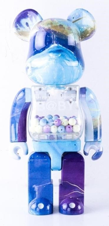 BEARBRICK "Mt First Baby" Blue 400%1