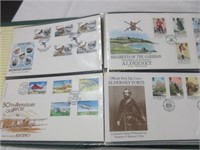 First Day Covers - Aldernay & Others - 1980s-1990s