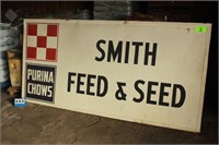 Smith Feed & Seed Sign, Metal