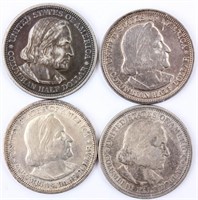 Coin 4 Columbian Half Dollars 1892-1893