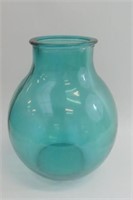 Large recycled green glass jar 35.5cm H