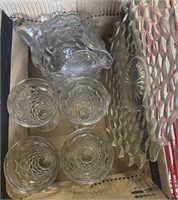 Assorted clear glass lot / No Shipping