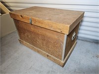 Large Vintage Cedar Tool Chest  37×24×21.5"