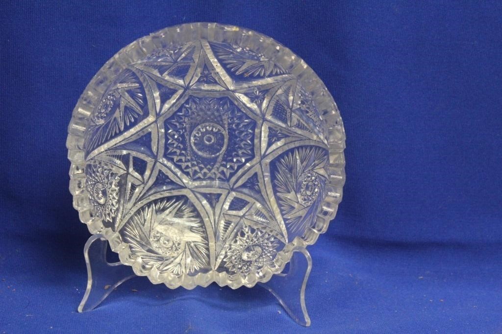 Press Glass Bowl