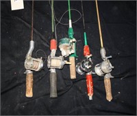 Rods with Reels (5); Langley Lakecase; Pfleuger
