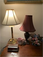 Lamps, Clock, etc