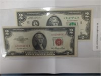 1953 Red Seal and 2013 $2