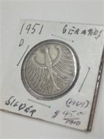 1951 German Deutsche mark