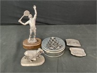 Mixed Lot of Pewter