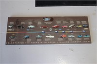 2003 Ford 100th Anniversary Canvas Timeline Print