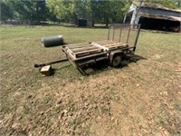 Bumper pull trailer, single axle, 8'x5'