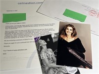 Celine Dion Fan Club Letter, Postcard & Perfume