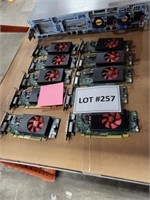 AMD RADEON GRAFIC CARDS/LOT OF 10