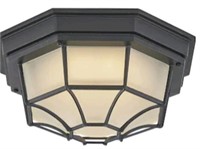 Project Source LED Outdoor Flush Mount Light