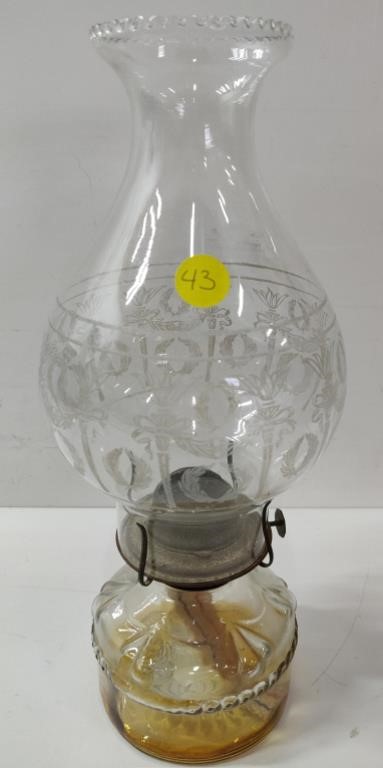 Oil Lamp w/ Globe