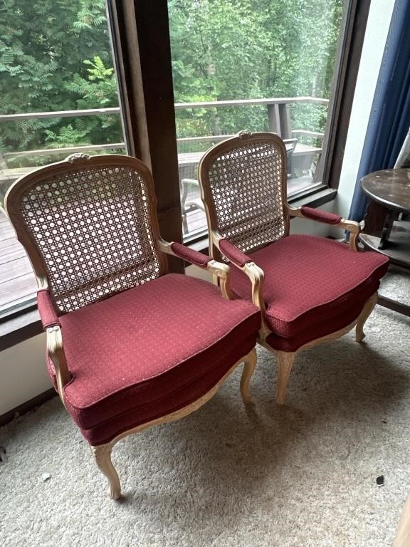 2 vintage arm chairs
