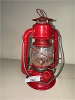 Antique Red Oil Lantern- Authentic